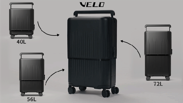 VELO 3-in-1 拡張型ハードスーツケース Hyper Edition - VELO JP